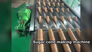 Rolled sugar cone production line, ice cream cone making machine