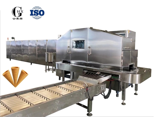 Kapasitas Produksi Tinggi Mesin Panggang Gula Konus dengan sistem kontrol PLC 10000pcs/jam