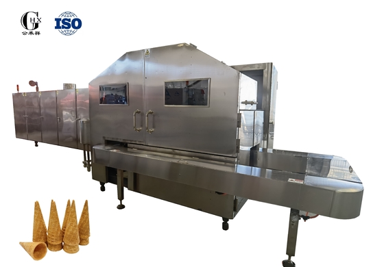 3.37kw PLC Control Mesin pembuatan kerucut gula otomatis penuh di 304 stainless steel