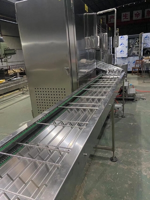 Harga yang bagus 4.5kw 3800pcs / H Waffle Cone Membuat Mesin Operasi Stabil on line