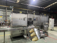 Stain Steel 12000pcs / H Waffle Cone Baking Machine PLC Terkendali