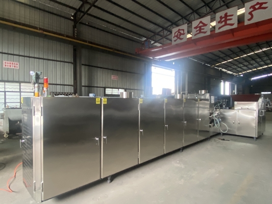 Harga yang bagus Mesin Pembuat Es Krim Kerucut Stainless Steel Kontrol PLC on line
