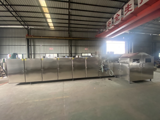 Harga yang bagus 380V 16kg/H 135mm Lini Produksi Kerucut Es Krim Suhu Dapat Disesuaikan on line
