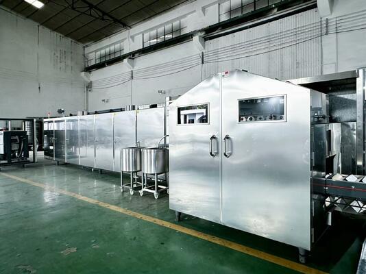 Harga yang bagus Automatic Ice Cream Sugar Cone Baking Machine Untuk Produksi Berkelanjutan Volume Menengah on line