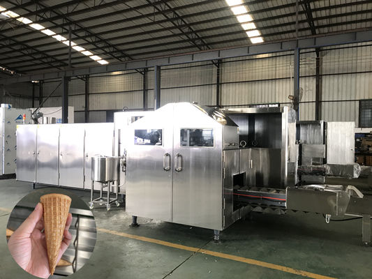 Harga yang bagus Mesin Pembuat Kerucut Es Krim Otomatis 380 Volt Dengan Konsumsi LPG 7-8kg / H on line