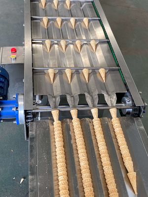 Harga yang bagus 7000pcs / H 70mm Mini Sugar Cone Baking Machine Multifungsi on line