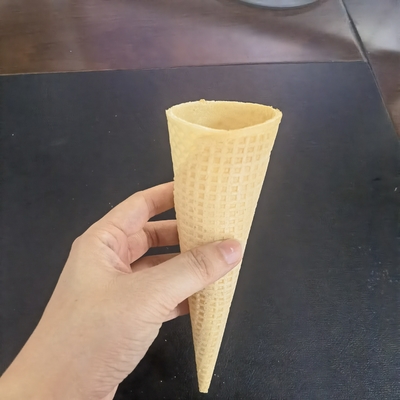 Lini Produksi Kerucut Es Krim Gula 10kg / H Multifungsi