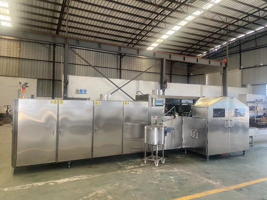 Harga yang bagus Lini Produksi Kerucut Es Krim Gula Schneider 10kg/H Multifungsi on line