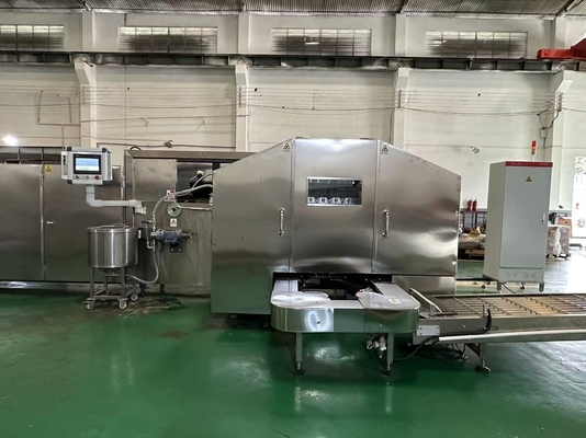 Harga yang bagus Full Automatic Mini Sugar Cone Making Machine 10000pcs per hour for Chocolate Filling, chocolate + biscuit snacks filling on line