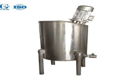 Harga yang bagus 4 berkaki industri adonan mixer lini produksi es krim kerucut berdinding ganda on line