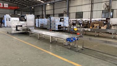 Harga yang bagus Stain Steel 380V 6000pcs / H Lini Produksi Kerucut Es Krim on line