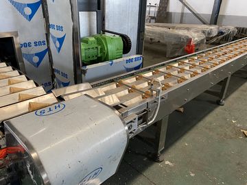 Harga yang bagus Stain Steel 90 Derajat Turn Conveyor Ice Cream Cone Line Produksi on line