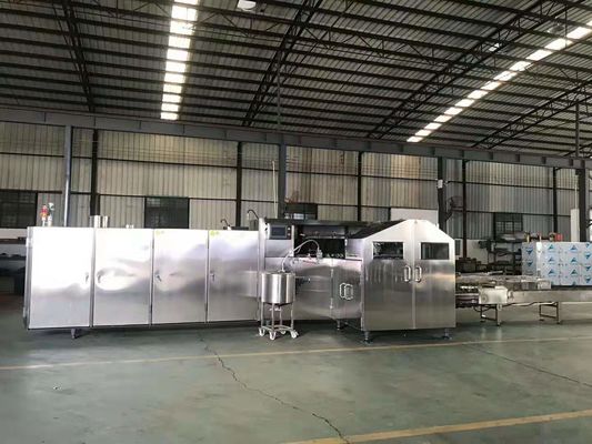 Harga yang bagus Mesin Pembuat Kerucut Es Krim Otomatis Penuh Dengan Sistem PLC on line