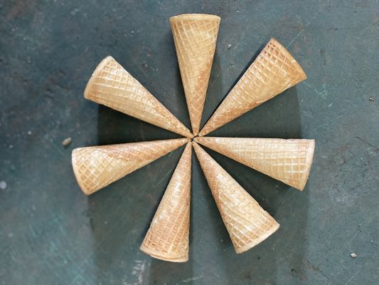 Mesin Pembuat Kerucut Es Krim Efisiensi Tinggi 380V