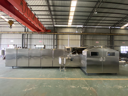 Harga yang bagus Komersial 3800pcs / H 3.37kw Ice Cream Cone Line Produksi on line